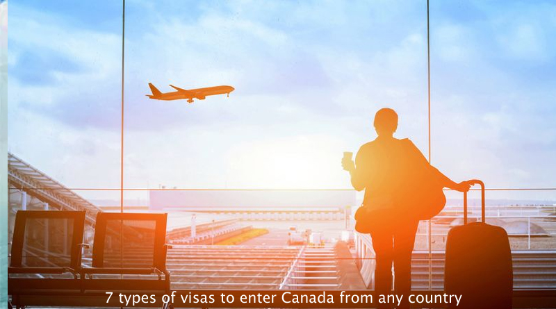 7 types of visas to enter Canada from any country