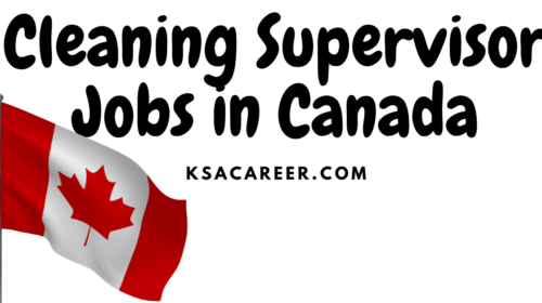 Cleaning Supervisor Jobs in Canada 