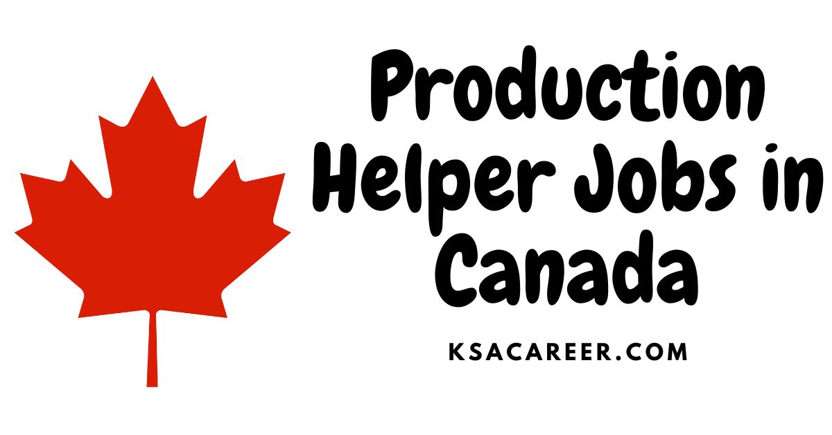 Production Helper jobs in Canada