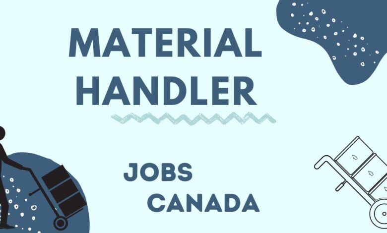 Material Handler Positions in Canada