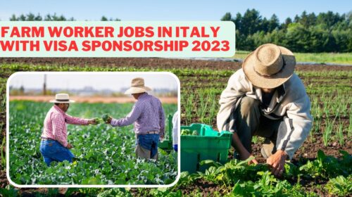 farm worker jobs in italy with visa sponsorship 2023