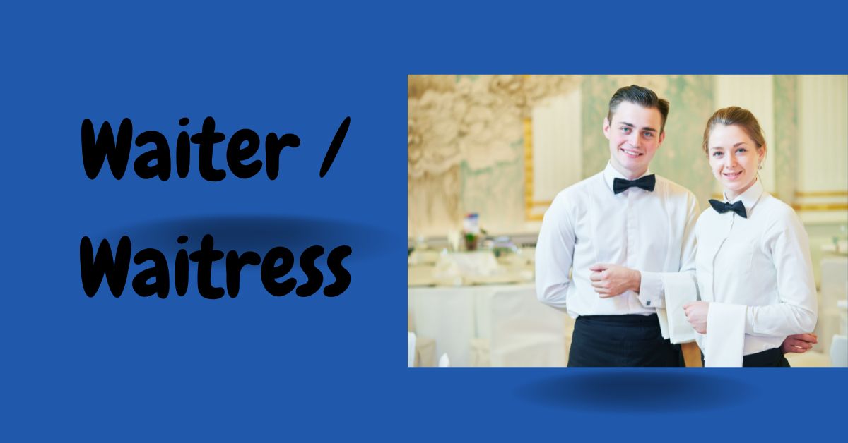 Urgent Hiring for Waiter / Waitress Jobs in Dubai