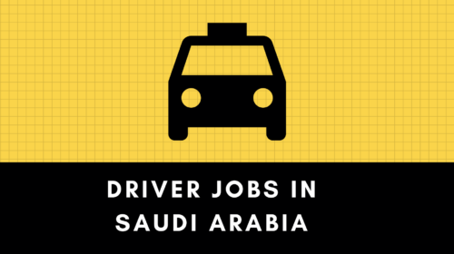 Driver Jobs in Saudi Arabia
