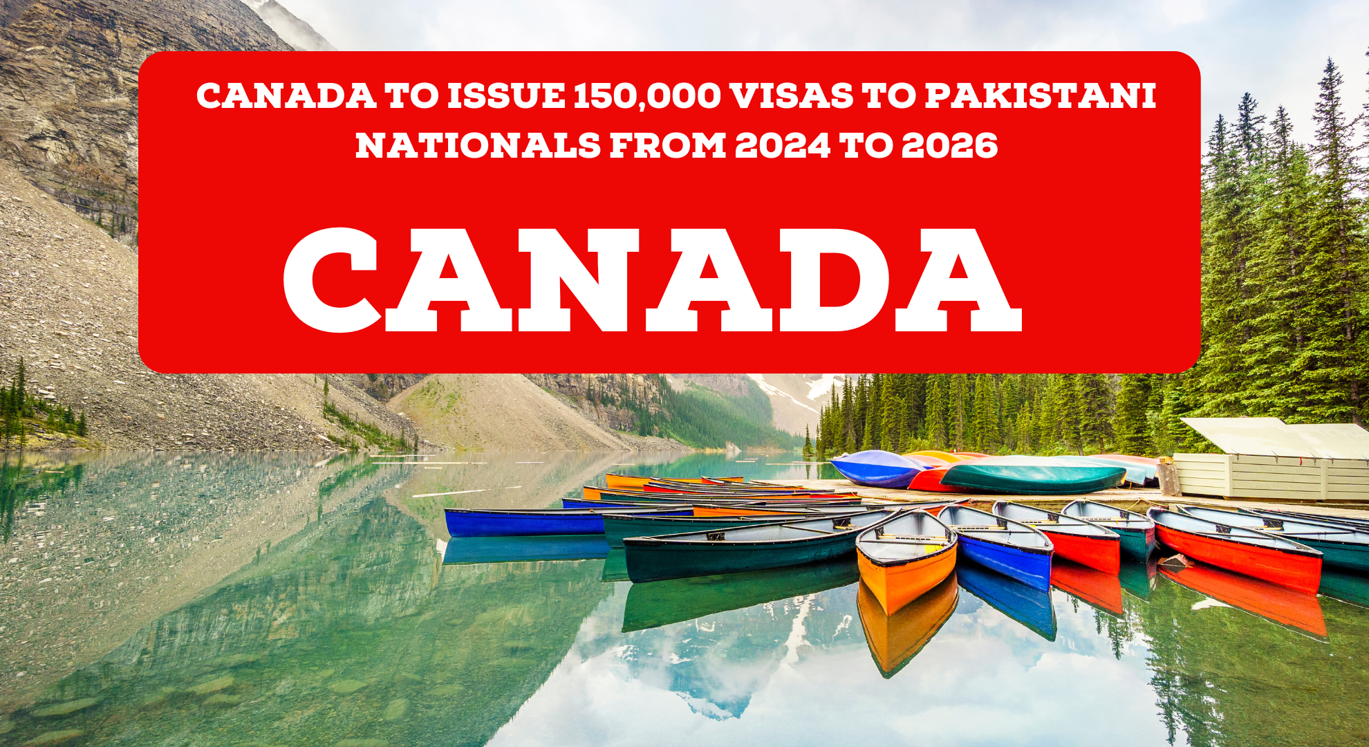 Canada to Issue 150,000 Visas to Pakistani Nationals from 2024 to 2026: In a significant move aimed at fostering international ties and promoting diversity, Canada has announced its decision to grant 150,000 visas to Pakistani nationals over the course of 2024 to 2026. This initiative is expected to open up new avenues for collaboration and cultural exchange between the two nations, providing an exciting opportunity for individuals seeking to explore life, work, and study in Canada. Background: The decision to issue such a substantial number of visas reflects Canada's commitment to maintaining an inclusive and diverse immigration policy. Canada has long been known for its welcoming stance towards immigrants and has consistently ranked high in global indices for its immigration policies. Key Features of the Visa Program: Scope of the Program: The 150,000 visas will be distributed across various categories, including work visas, study visas, and permanent residency. This broad scope ensures that individuals with diverse backgrounds and aspirations can benefit from this opportunity. Work Visas: The work visa category is expected to attract skilled professionals, offering them the chance to contribute to Canada's thriving economy. With its strong job market and demand for skilled workers, Canada provides an attractive destination for those seeking career growth and stability. Study Visas: The study visa category will enable Pakistani students to pursue higher education in renowned Canadian institutions. Canada's world-class education system and multicultural environment make it an ideal destination for international students looking to broaden their horizons. Permanent Residency: Aspiring immigrants seeking permanent residency will also find this program beneficial. Canada's commitment to retaining skilled individuals ensures that successful applicants can build a long-term future in the country. Cultural Exchange: Beyond the economic aspects, the visa program promotes cultural exchange between Canada and Pakistan. This exchange of ideas, traditions, and values contributes to the enrichment of both societies. Application Process: Prospective applicants will need to follow a streamlined application process, including submission of necessary documents, proof of financial stability, and compliance with relevant regulations. The application process is designed to be transparent and accessible, encouraging a diverse pool of applicants to participate. Benefits for Pakistanis: The visa program offers numerous benefits for Pakistani nationals: Employment Opportunities: Access to Canada's robust job market provides opportunities for career advancement and financial stability. Quality Education: Pakistani students can pursue high-quality education in Canadian institutions, gaining exposure to diverse academic perspectives. Permanent Residency Pathway: The program facilitates a pathway to permanent residency, allowing individuals to build a secure future in Canada. Cultural Enrichment: Cultural exchange opportunities foster understanding and collaboration between Pakistani and Canadian communities. Conclusion: Canada's decision to issue 150,000 visas to Pakistani nationals from 2024 to 2026 signifies a positive step towards strengthening bilateral relations and promoting global diversity. As individuals from Pakistan embark on this exciting journey, they bring with them their unique talents and perspectives, contributing to the vibrant tapestry of Canada's multicultural society. This initiative not only opens doors for personal and professional growth but also reinforces the values of inclusivity and cooperation on the global stage.