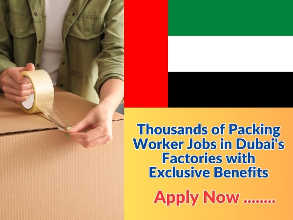Thousands of Packing Worker Jobs in Dubai's Factories with Exclusive Benefits