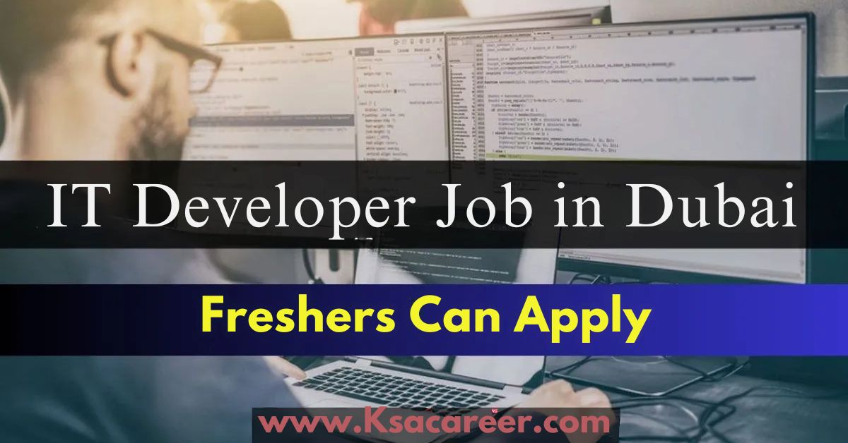 IT Developer Jobs in Dubai