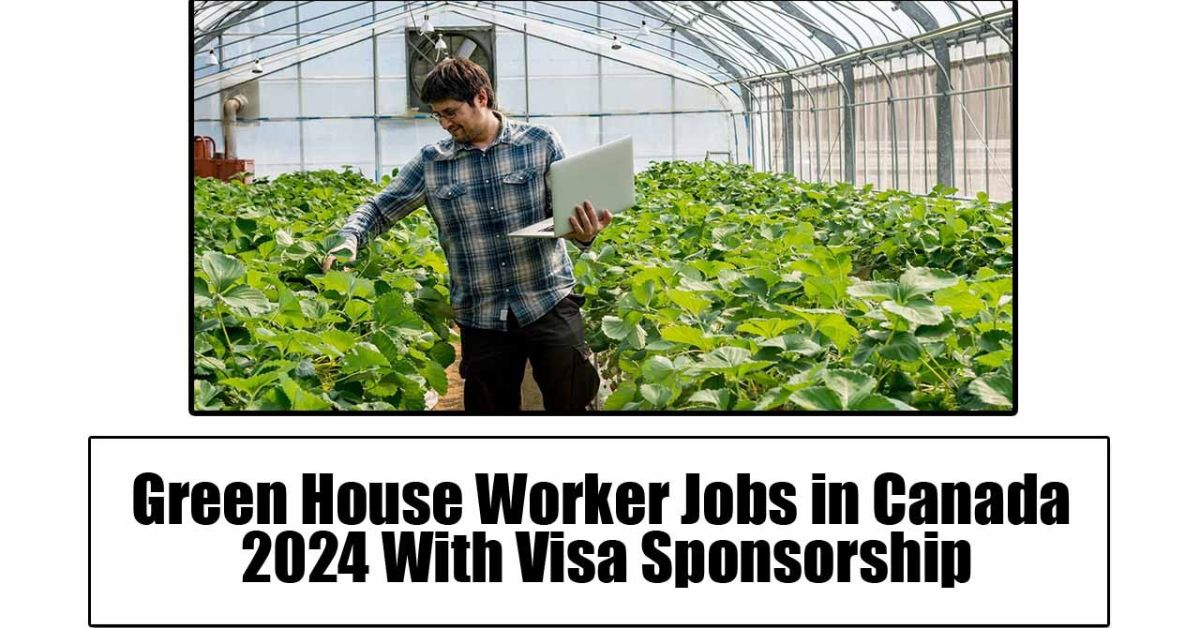 Greenhouse Worker Jobs in Canada – 10 vacancies