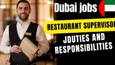 Restaurant Supervisor Jobs in Dubai