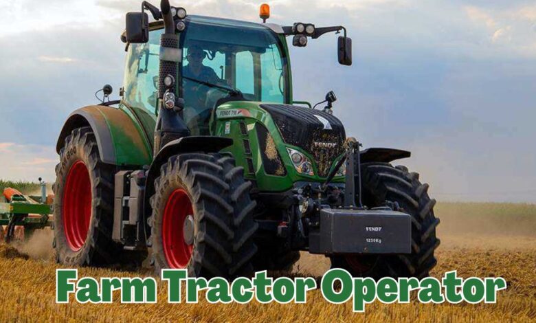 Farm Tractor Operator Jobs in Canada