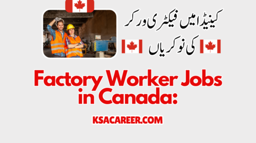 Factory Worker Jobs in Canada