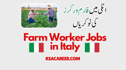 Farm Worker Jobs in Italy