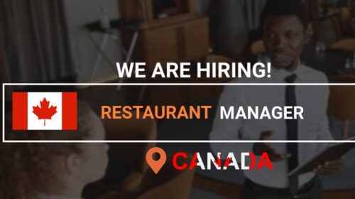 Restaurant Manager Jobs in Canada