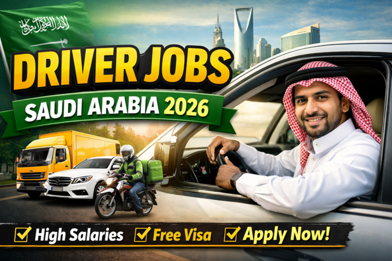 Driver Jobs in Saudi Arabia 2026 — A Complete Guide for Foreigners