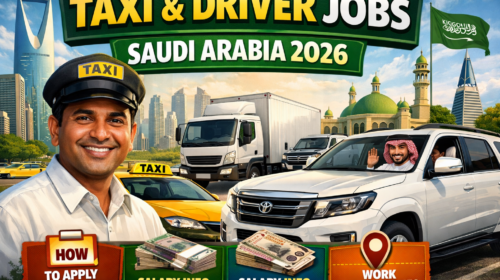 Taxi Driver & Driver Jobs in Saudi Arabia 2026