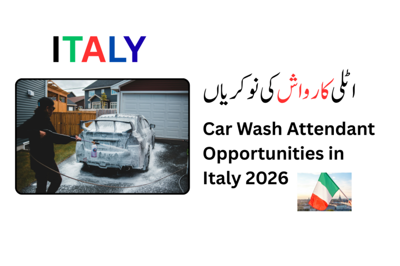 Car Wash Attendant Opportunities in Italy 2026