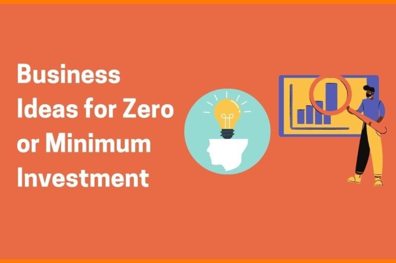 Three businesses you can start with zero investment
