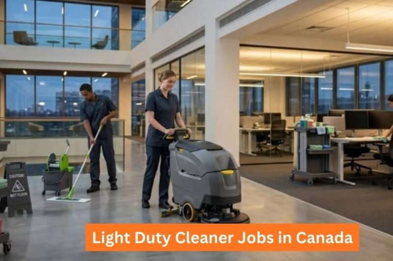 Light Duty Cleaner Jobs in Canada 2026