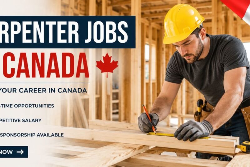 Carpenter Jobs in Canada for Foreign Workers – Apply Today