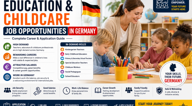 Education and Childcare Job Opportunities in Germany: Complete Career & Application Guide