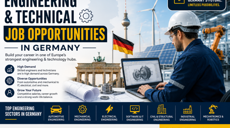 Engineering and Technical Job Opportunities in Germany