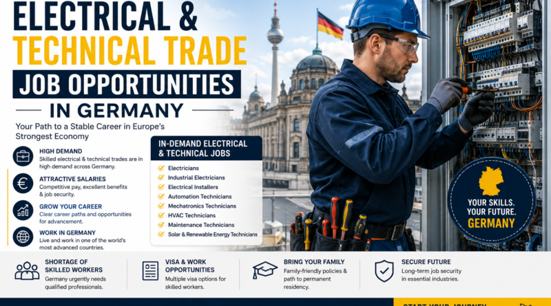Electrical and Technical Trade Job Opportunities in Germany