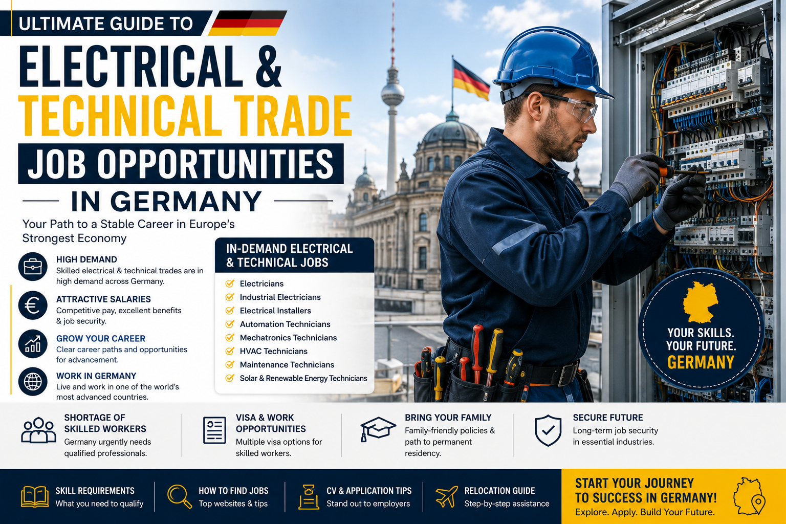 Electrical and Technical Trade Job Opportunities in Germany